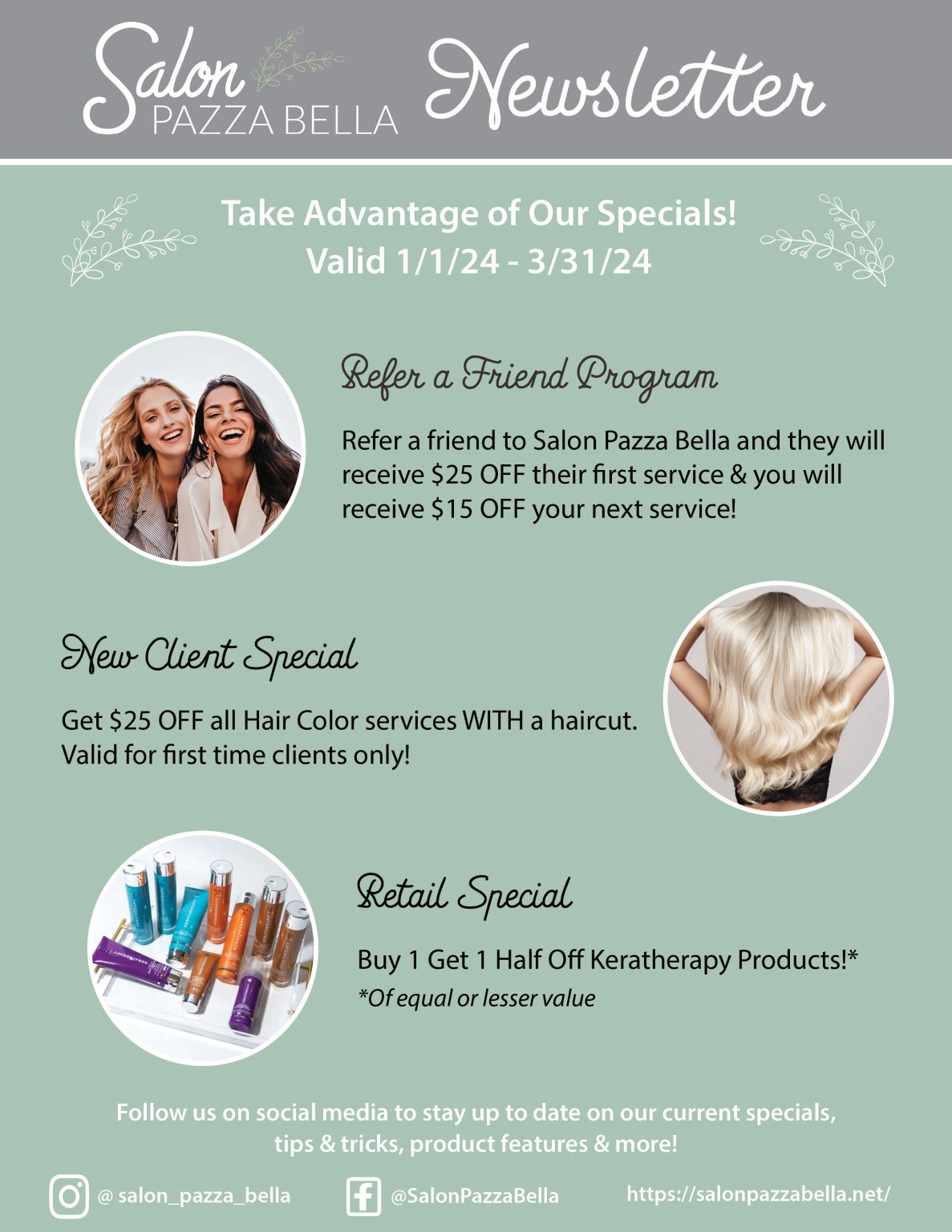 Hair Salon Specials Limerick Salon Pazza Bella Hair Salon Limerick